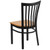 Flash Furniture XU-DG6Q4BSCH-NATW-GG Metal Schoolhouse Back .62" Thick Natural Finish Plywood Seat Hercules Series Restaurant Chair