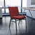 Flash Furniture XU-60153-BY-GG Burgundy Patterned Polyester Upholstery Hercules Series Heavy Duty Stacking Chair
