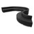 Flash Furniture ZB-803-600-SET-BK-GG Black LeatherSoft with Brushed Stainless Steel Base Modular Hercules Alon Series Reception Configuration