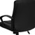 Flash Furniture GO-937M-BK-LEA-GG Black Bonded Leather Nylon Arms Mid Back Design Swivel Task/Office Chair