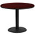 Flash Furniture XU-RD-42-MAHTB-TR24-GG 42" Dia. Round Mahogany Laminated Dining Height Table with Pedestal Base