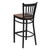 Flash Furniture XU-DG-6R6B-VRT-BAR-CHYW-GG Cherry Finish Seat Steel Black Powder Coated Frame Hercules Series Restaurant Bar Stool
