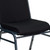 Flash Furniture XU-60153-BK-GG Black Dot Pattern Polyester Upholstery Hercules Series Heavy Duty Stacking Chair