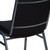 Flash Furniture XU-60153-BK-GG Black Dot Pattern Polyester Upholstery Hercules Series Heavy Duty Stacking Chair