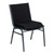 Flash Furniture XU-60153-BK-GG Black Dot Pattern Polyester Upholstery Hercules Series Heavy Duty Stacking Chair