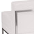 Flash Furniture ZB-IMAG-MIDDLE-WH-GG White LeatherSoft Upholstery Seat and Back Hercules Imagination Series Middle Chair