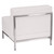 Flash Furniture ZB-IMAG-MIDDLE-WH-GG White LeatherSoft Upholstery Seat and Back Hercules Imagination Series Middle Chair