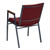Flash Furniture XU-60154-BY-GG Burgundy Patterned Polyester Upholstered Hercules Series Heavy Duty Stacking Chair
