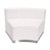 Flash Furniture ZB-803-INSEAT-WH-GG White LeatherSoft Upholstery Taut Seat and Back Hercules Alon Series Concave Chair