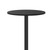 Flash Furniture XU-RD-36-BLKTB-T3030B-GG Black Laminate Round Top PVC T-Mold Edge Table
