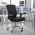 Flash Furniture GO-WY-85-7-GG Black Bonded Leather Adjustable Arms Mid Back Design Hercules Series 24/7 Executive Swivel Office Chair
