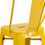 Flash Furniture CH-31320-24GB-YL-GG Yellow Galvanized Steel Counter Height Bar Stool