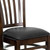 Flash Furniture XU-DGW0008VRT-WAL-BLKV-GG Vertical Wood Slat Back Black Vinyl Upholstered Seat Hercules Series Restaurant Chair