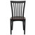 Flash Furniture XU-DG6Q4BSCH-MAHW-GG Metal Schoolhouse Back .62" Thick Mahogany Finish Plywood Seat Hercules Series Restaurant Chair