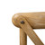 Flash Furniture X-BACK-MOWG Medium Natural Elmwood Bent X Back Side Chair