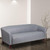 Flash Furniture 111-3-GY-GG Gray LeatherSoft with Cherry Stained Wood Feet Hercules Imperial Series Reception Sofa