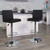 Flash Furniture CH-92066-BK-GG Black Vinyl with Contemporary Style Chrome Base Swivel Bar Stool
