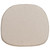 Flash Furniture XU-THIN-GG 17.25" W x 15" D x " H Natural Fabric Seat Cushion