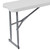 Flash Furniture RB-1172FH-GG 71" W x 10.25" D Granite White Plastic Top Gray Powder Coated Folding Bench