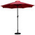 Flash Furniture GM-402003-UB19B-RED-GG 104.5" W x 101.25" H Red 1.5" Dia. Aluminum Pole Patio Umbrella