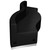 Flash Furniture ZB-803-720-SET-BK-GG Black LeatherSoft with Brushed Stainless Steel Base Modular Hercules Alon Series Reception Configuration