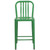 Flash Furniture CH-61200-24-GN-GG Green Galvanized Steel Counter Height Bar Stool