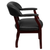 Flash Furniture B-Z105-BLACK-GG 24" W x 27" D x 31.5" H Black Open Back Luxurious Conference Chair