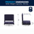 Flash Furniture XU-STA-NVY-GG Navy Blue Fabric Canvas Seat and Back Cover Grandstand Ultra-Padded Comfort Seat
