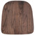 Flash Furniture CH-31230M1D-GG Elm Wood Rustic Wallnut Finish Wood Seat