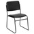 Flash Furniture XU-8700-BLK-B-VYL-30-GG Black High Density Black Powder Coated Metal Sled Base Frame Hercules Series Stacking Chair