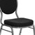 Flash Furniture FD-C04-SILVERVEIN-S076-GG Black Patterned Fabric Silver Vein Powder Coated Frame Finish Hercules Series Stacking Banquet Chair