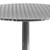 Flash Furniture TLH-052-3-GG Aluminum With Smooth Stainless Steel Top Round Table