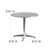 Flash Furniture TLH-052-3-GG Aluminum With Smooth Stainless Steel Top Round Table