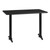 Flash Furniture XU-BLKTB-3042-T0522-GG 42" W Black Cast Iron Column Powder Coated and Laminate Finish 2 T-Bases Rectangular Table