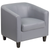 Flash Furniture BT-873-GY-GG Gray LeatherSoft Upholstery Seat and Back Office Guest/Reception Chair