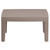 Flash Furniture DAD-SF2-T-GG 27.75" W x 19.75" D x 15" H Charcoal Faux Rattan With Resin Frame Outdoor Coffee Table