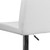 Flash Furniture CH-92066-WH-GG White Vinyl with Contemporary Style Chrome Base Backless Swivel Bar Stool