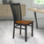 Flash Furniture XU-DG6Q4BSCH-CHYW-GG Metal Schoolhouse Back .62" Thick Cherry Finish Plywood Seat Hercules Series Restaurant Chair