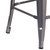 Flash Furniture XU-DG-TP0004-24-GG Silver with Clear Coat Metal Backless Bar Stool
