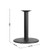 Flash Furniture XU-TR24-GG 24" x 42" x 0" Black Powder Coated Finish Cast Iron Round Base Dining Height Table Base