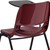 Flash Furniture RUT-EO1-BY-RTAB-GG Burgundy Flip-Up Right Handed Plastic Tablet Arm Seat and Back Hercules Series Ergonomic Shell Chair