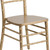 Flash Furniture XS-GOLD-GG Gold Acacia Wood Hercules Series Chiavari Chair