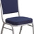 Flash Furniture FD-C01-S-2-GG Navy Blue Fabric Upholstered Silver Powder Coated Frame Finish Hercules Series Stacking Banquet Chair