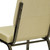 Flash Furniture XU-CH-60096-BGE-GG Beige 19" Width Gold Vein Frame Finish Hercules Series Stacking Church Chair