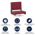 Flash Furniture XU-STA-M-GG Maroon Fabric Canvas Seat and Back Cover Grandstand Ultra-Padded Comfort Seat