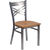 Flash Furniture XU-6FOB-CLR-NATW-GG Natural Finish Plywood Seat Hercules Series Restaurant Chair