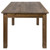 Flash Furniture XA-FARM-18-GG 60" W x 38" D x 30" H Rectangular Rustic Stained Finish Farm Table and 4 Chairs Set