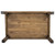 Flash Furniture XA-FARM-18-GG 60" W x 38" D x 30" H Rectangular Rustic Stained Finish Farm Table and 4 Chairs Set