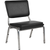 Flash Furniture XU-DG-60442-660-2-BV-GG Black 1500 Lb. Weight Capacity Silver Vein Frame Finish Hercules Series Bariatric Stacking Chair