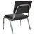 Flash Furniture XU-DG-60442-660-2-BV-GG Black 1500 Lb. Weight Capacity Silver Vein Frame Finish Hercules Series Bariatric Stacking Chair